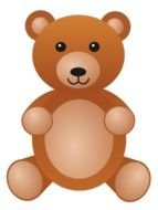 Clip Art of the teddy Bear