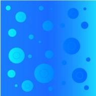 Beautiful blue bubbles clipart