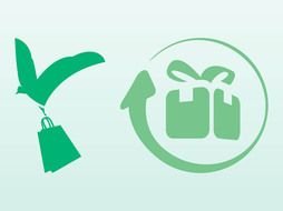 green delivery icons