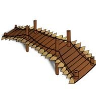 Wooden Bridge Rpg Map Symbol Vector Public Domain Vectors