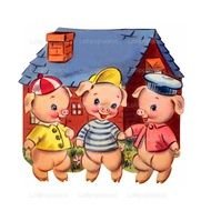 Instant Download Three Little Pigs Digital By Lollipopisland $350
