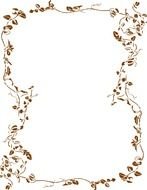 Large Floral Border as a drawing