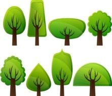 Simple Trees At Clkercom Vector Online Royalty