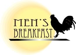 Clip art of men's breakfast