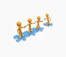 clipart of figures of making a group