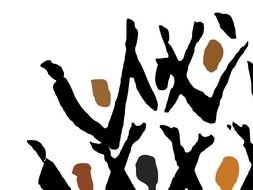 Gospel Background as a drawing