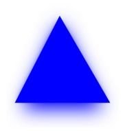 Blue Triangle At Clkercom Vector Online Royalty
