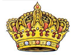 drawing of the king crown