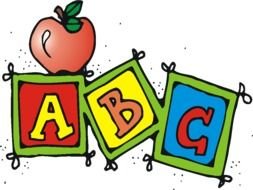 drawn cubes with english alphabet