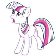 Twilight Sparkle, my little pony character