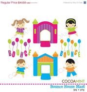 Colorful "Bounce" clipart
