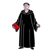 catolic Priest, Bishop, drawing