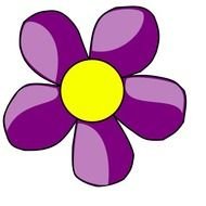 Purple Flower Clip Art Flowersvg