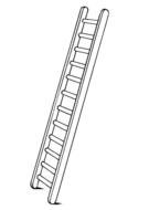 staircase on a white background
