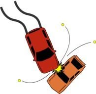 clipart of the Car Accident