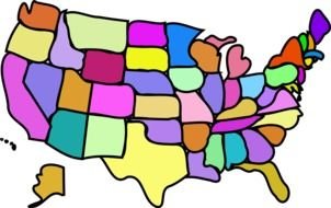 Minnesota map drawing