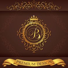 Letter B Luxury Logo template vector illustration