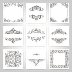 Calligraphic Design Elements N393