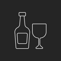 champagne line icon N58