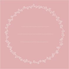 delicate floral frame