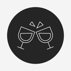 champagne line icon N77