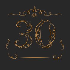 Anniversary 30th signs