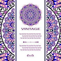 invitation mandala card- N2