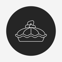 pie line icon