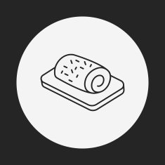 rollcake line icon N3