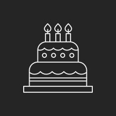 cake line icon N13