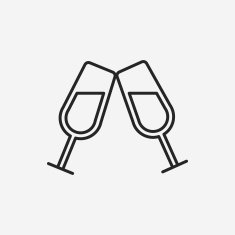 champagne line icon N91