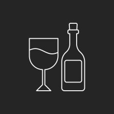champagne line icon N97