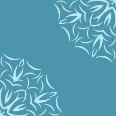 Blue background with flower pattern N2