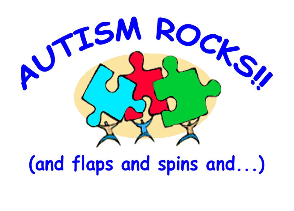 Autism Rocks like the inscription in the picture