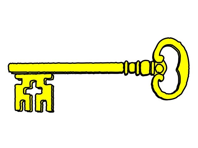 Key Cartoon Music Umbrella