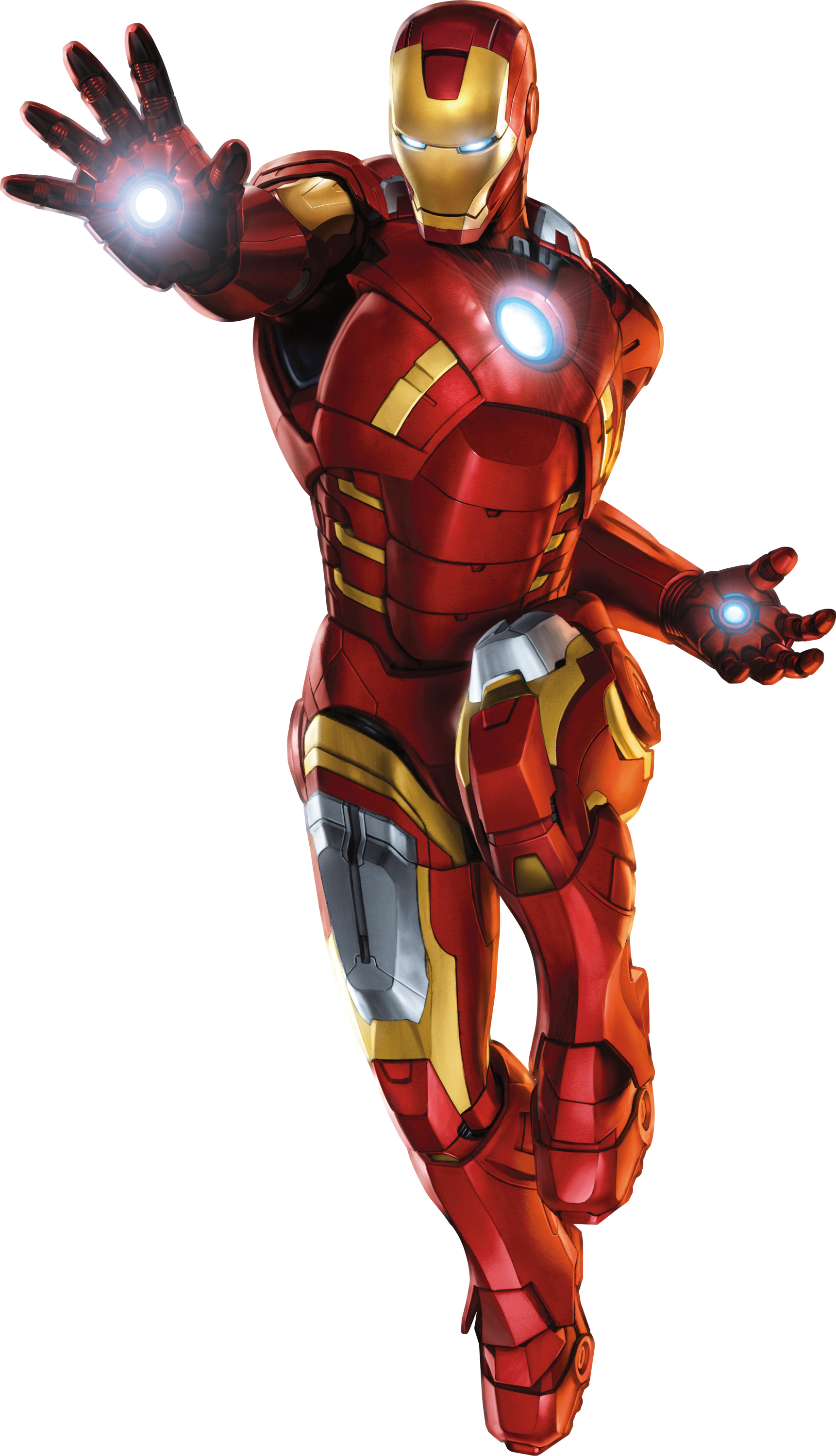 Iron man figurine on a white background free image