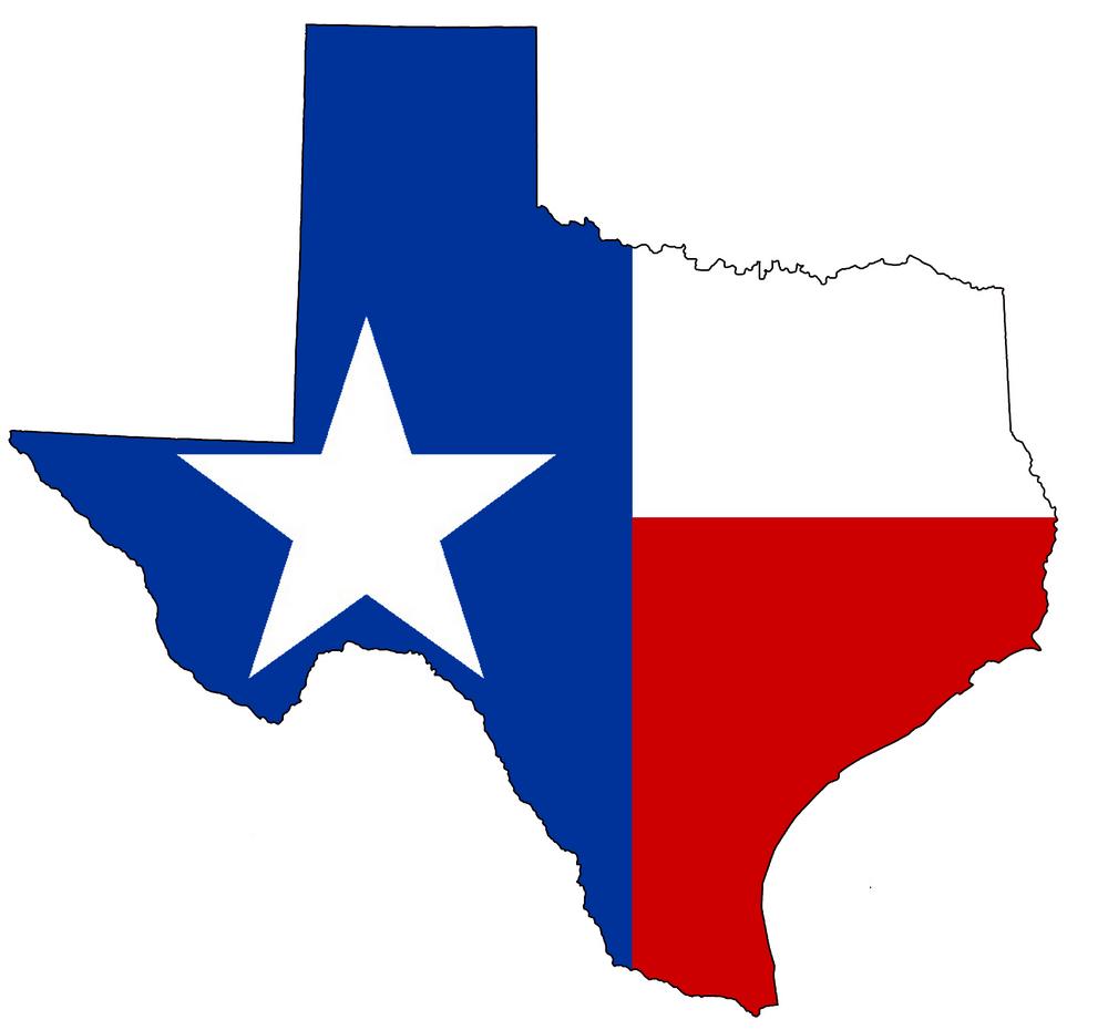 Texas map drawing free image download