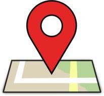 Map Location sign drawin