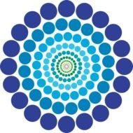 Blue Abstract Circle Pattern At Clkercom Vector