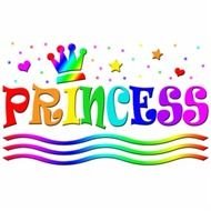 Cute Cartoon Rainbow Princess Tiara Cut Out Zazzle