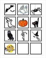 Halloween collage