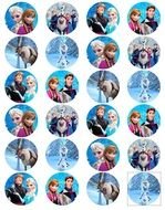 Frozen Edible Cake Toppers Personalize Lorna