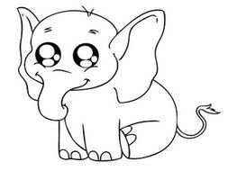 Elephants Coloring Pages drawing