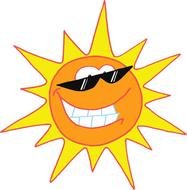 Ä°llustration of the cool sun