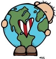Earth Day boy drawing