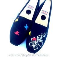 Autism Awareness Custom Toms With Puzzle From Stacyrheashoes On