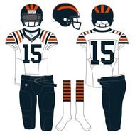 Uniform of the baseball team clipart
