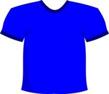 blue Clothes drawing