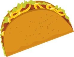 piece of Taco, Mexican cuisine, drawing
