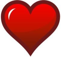 Red Heart Icon drawing